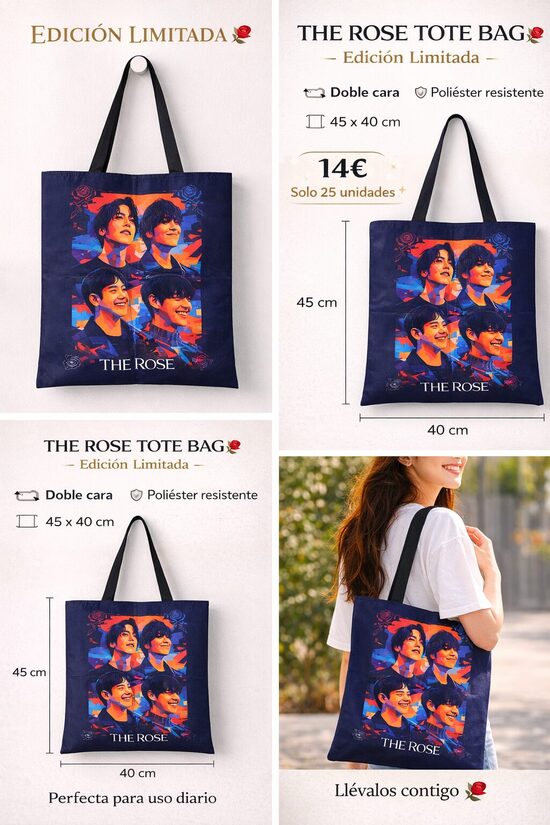 THE ROSE TOTE BAG – EDICIÓN LIMITADA 🌹
